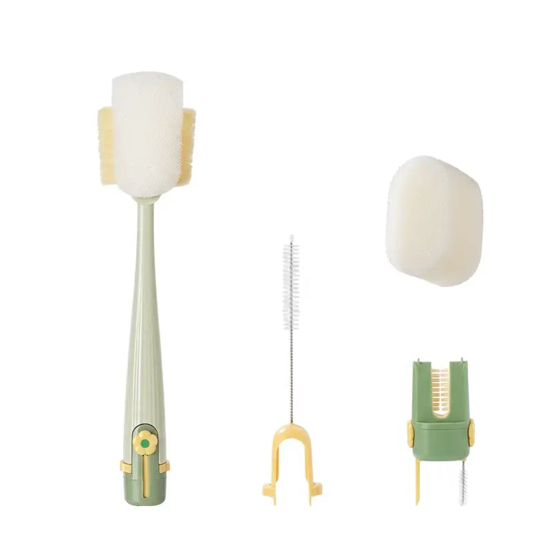 Cepillo Multifuncional 5 en 1 para Botellas Limpia Tapas & Cocina