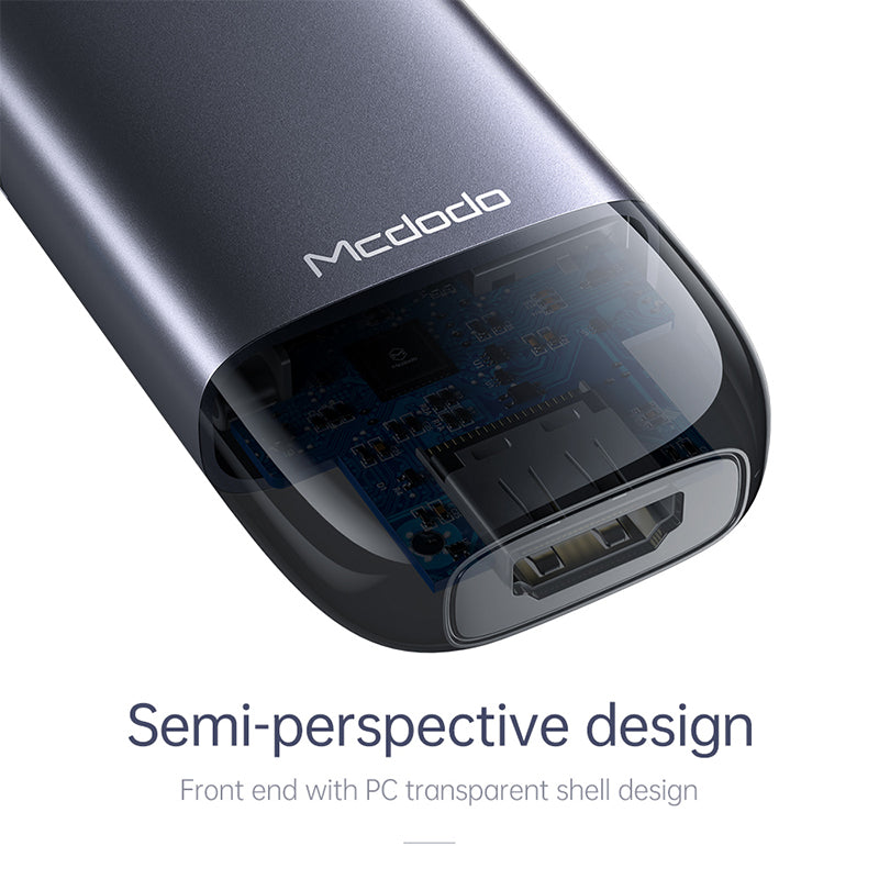 Mcdodo 6 in 1 HUB  HDMI; USB-A 3.0*2; USB-C(PD 100W);  SD/TF Card Slot