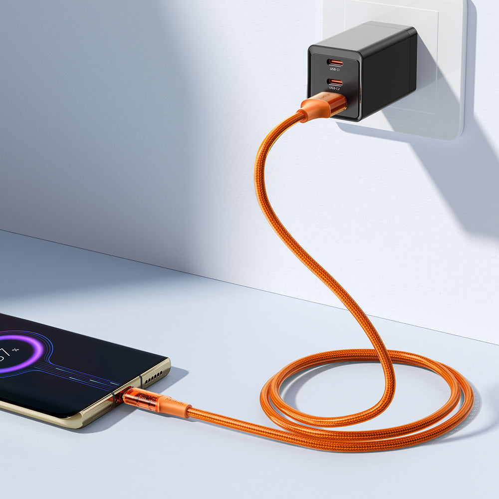 Mcdodo Amber Series 6A USB-A to USB-C Transparent Cable (1.2/1.8M)