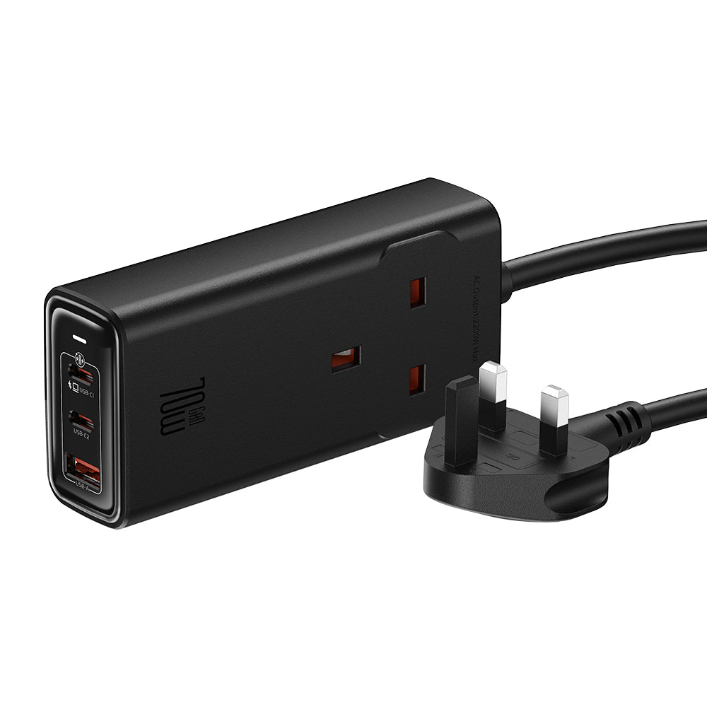 Mcdodo 70W 2C+1A+1AC GAN Lightning Protection Power Strip (UK)