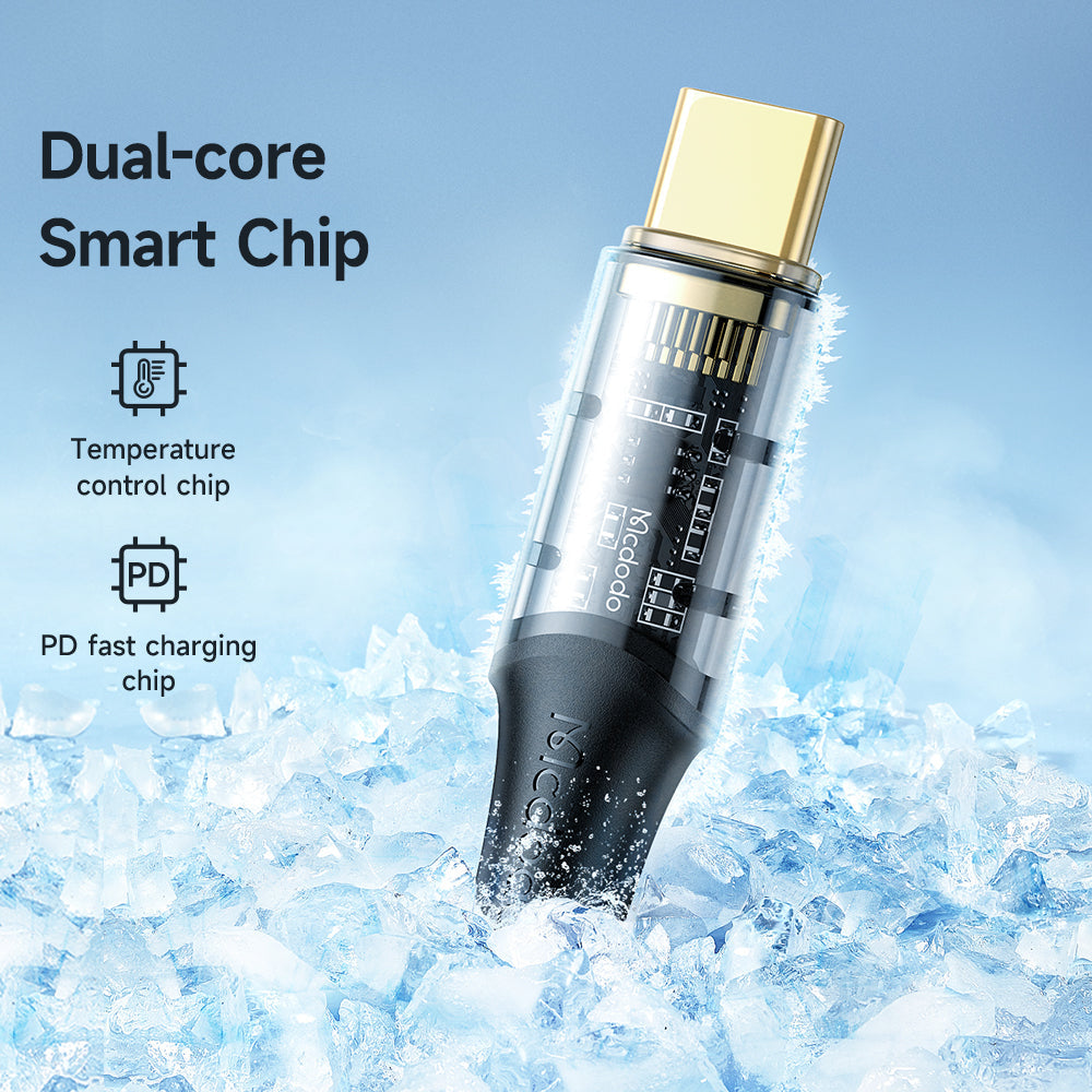 Mcdodo Amber Series 6A USB-A to USB-C Transparent Cable (1.2/1.8M)