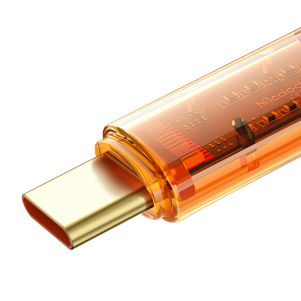 Mcdodo Amber Series 6A USB-A to USB-C Transparent Cable (1.2/1.8M)