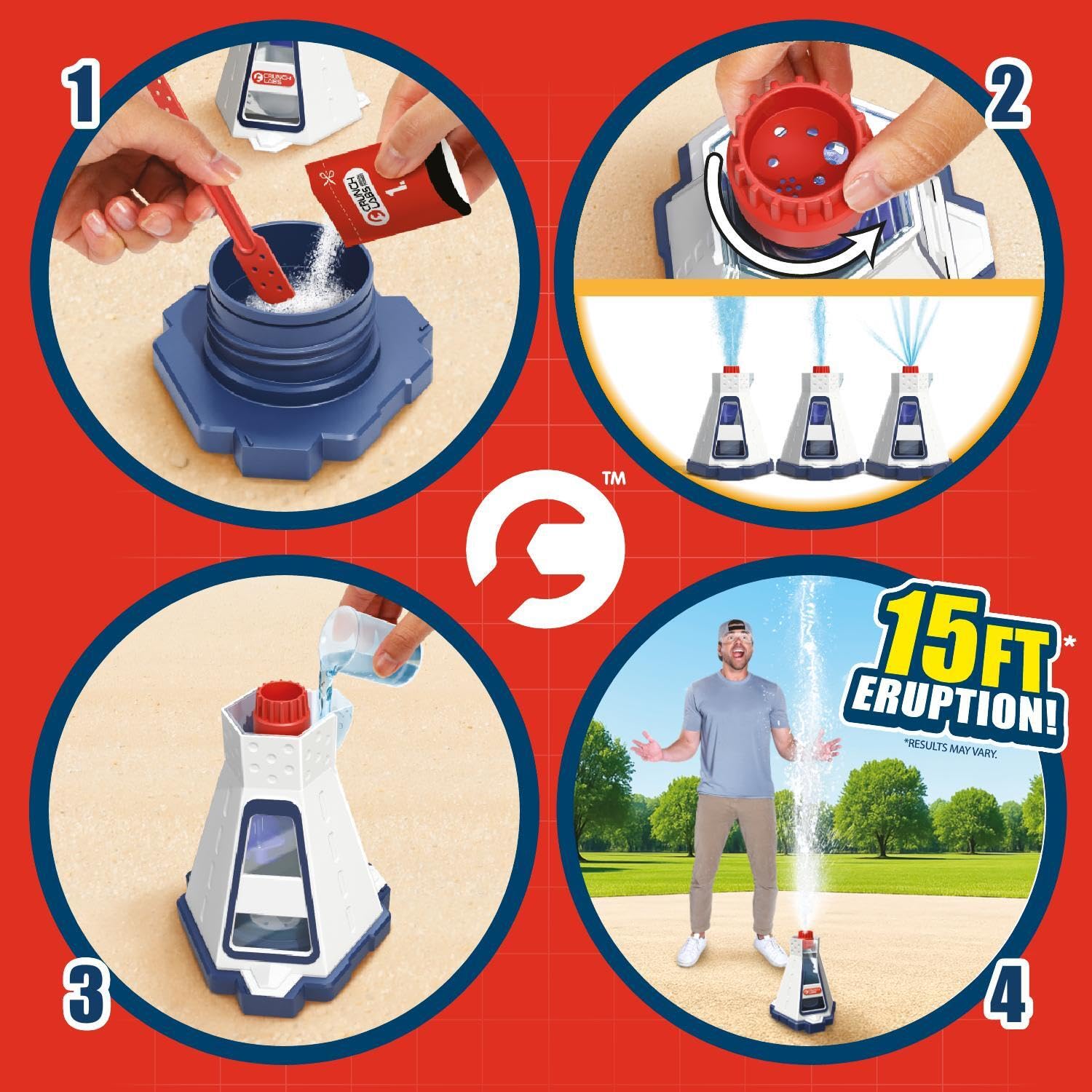 CrunchLabs by Mark Rober, Elephant Toothpaste Blast Kids Toys, Science Toys | Includes safety glasses, QR video access, and 6