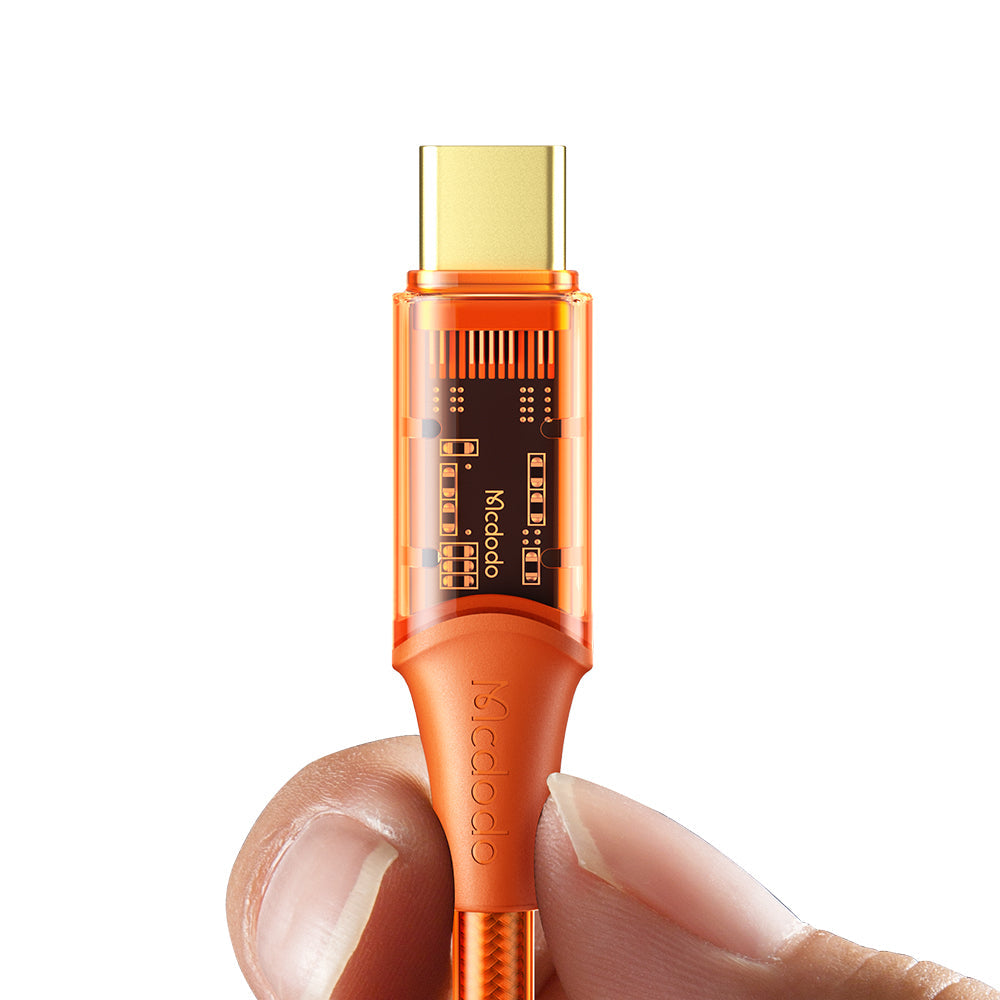 Mcdodo Amber Series 6A USB-A to USB-C Transparent Cable (1.2/1.8M)