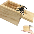 Surprise Spider Prank Box，Handcrafted Spider in a Box Stocking Stuffers,New Year's Surprise Toy and Gag Gift Practical Joke for Adults Men Women Birthday