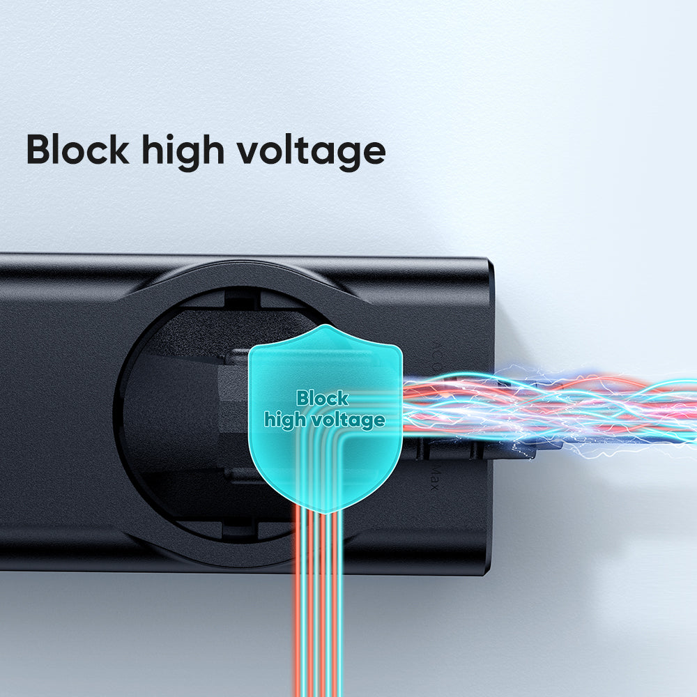 Mcdodo 70W 2C+1A+1AC GAN Lightning Protection Power Strip(EU)