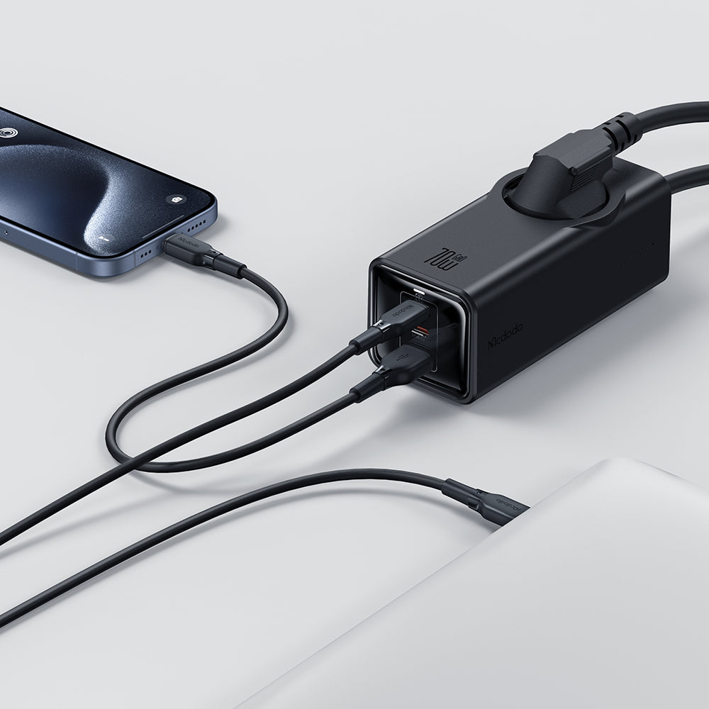 Mcdodo 70W 2C+1A+1AC GAN Lightning Protection Power Strip(EU)