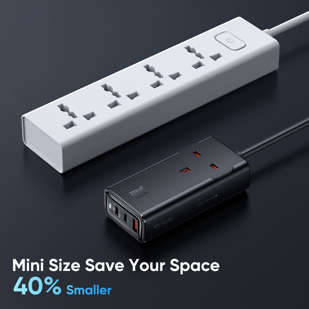 Mcdodo 70W 2C+1A+1AC GAN Lightning Protection Power Strip (UK)